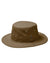 Dark Khaki Coloured Tilley Hat Sahara T3 On A White Background #colour_dark-khaki