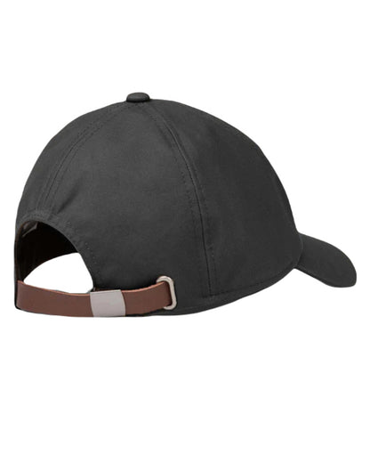 Black Coloured Tilley Hats Waxed Baseball Cap On A White Background 