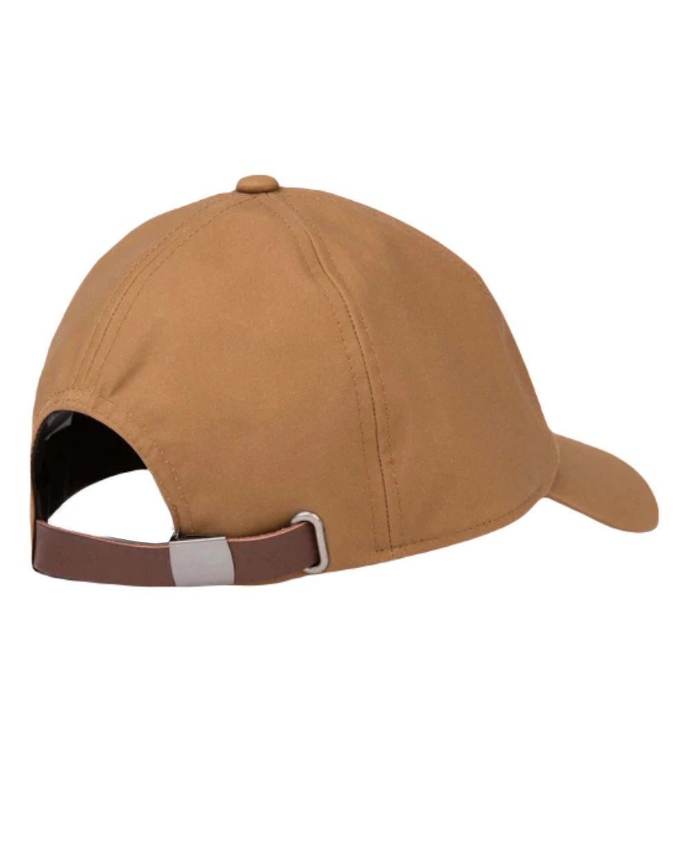 British Tan Coloured Tilley Hats Waxed Baseball Cap On A White Background 