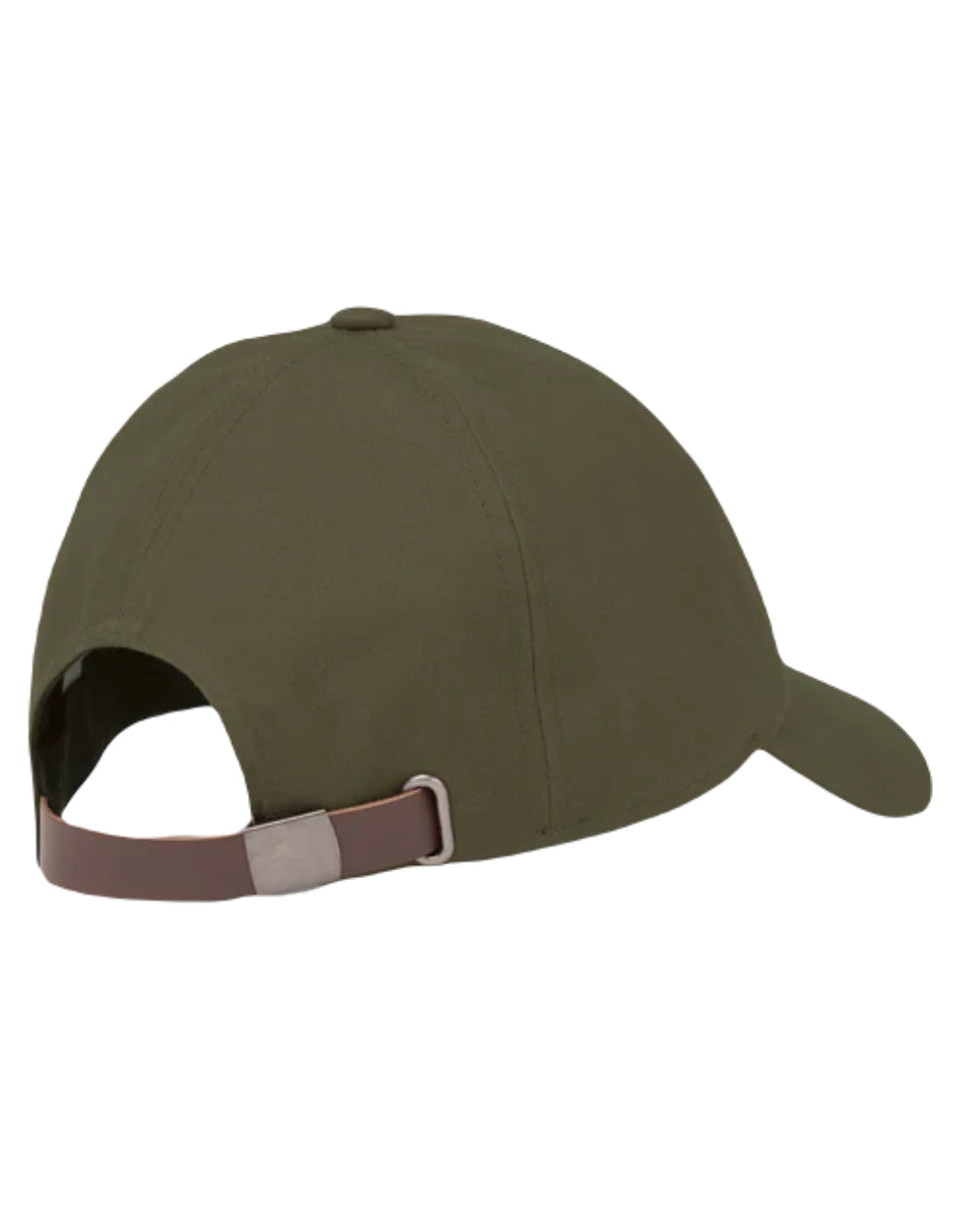 Green Coloured Tilley Hats Waxed Baseball Cap On A White Background 