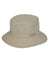 Khaki Coloured Tilley Hat LTM1 Airflo Bucket On A White Background #colour_khaki