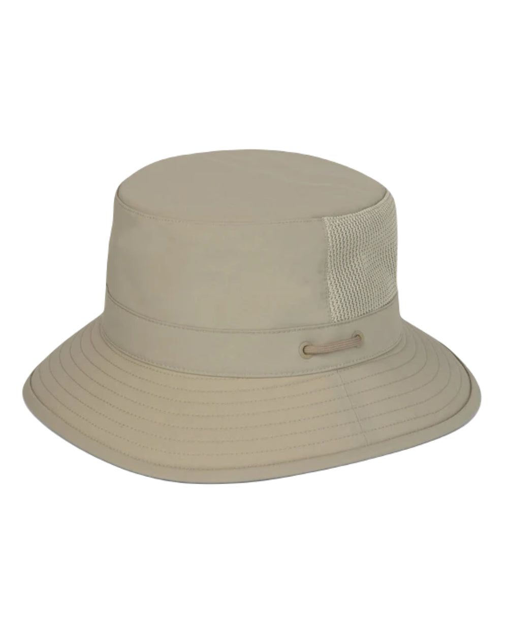 Khaki Coloured Tilley Hat LTM1 Airflo Bucket On A White Background 