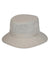 Light Stone Coloured Tilley Hat LTM1 Airflo Bucket On A White Background #colour_light-stone
