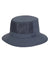 Midnight Navy Coloured Tilley Hat LTM1 Airflo Bucket On A White Background #colour_midnight-navy