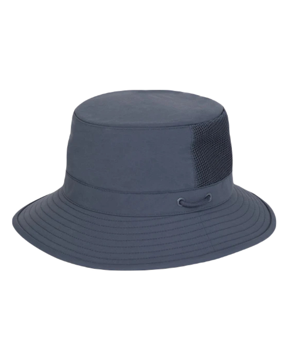 Midnight Navy Coloured Tilley Hat LTM1 Airflo Bucket On A White Background 