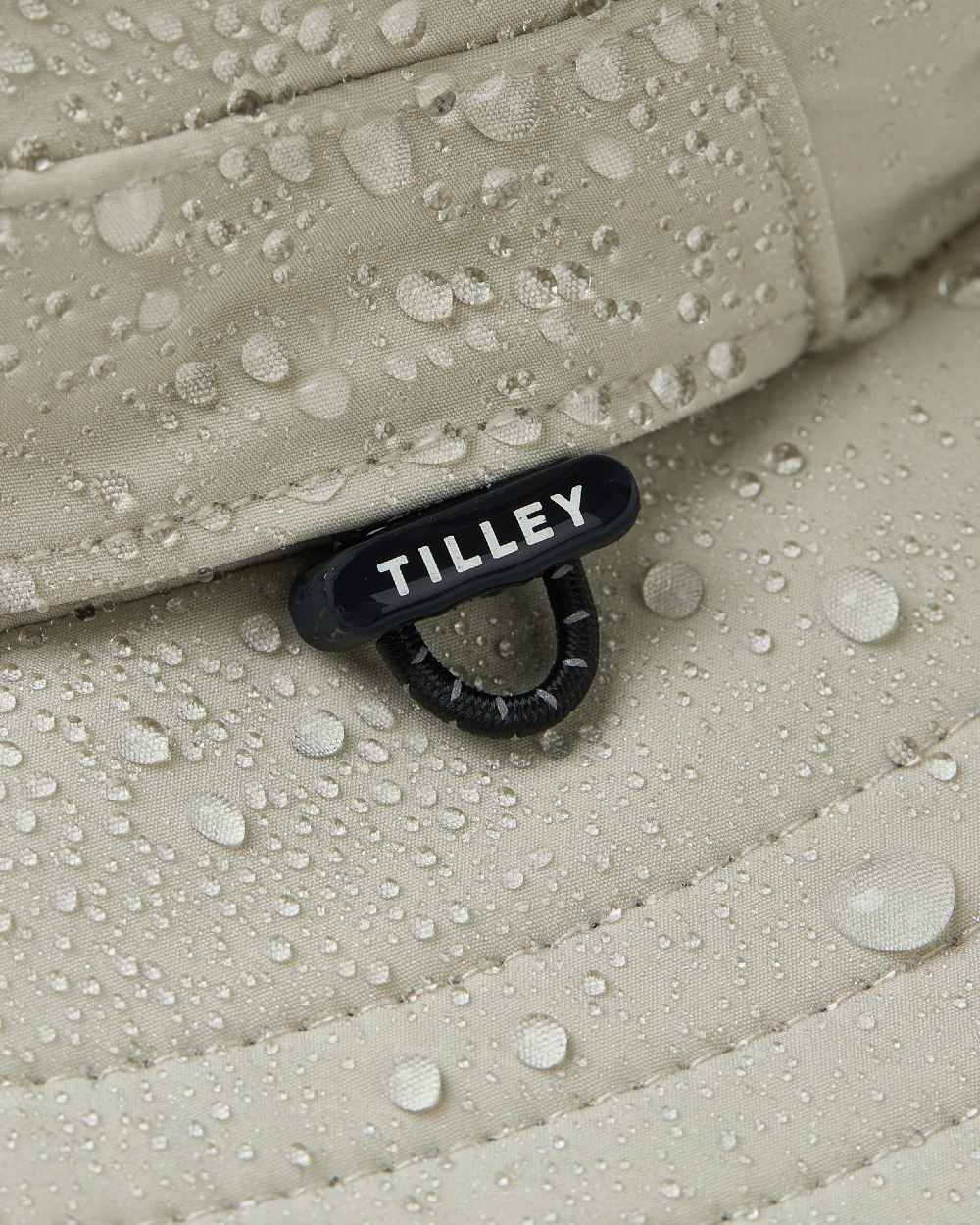 Stone Coloured Tilley Rain Hat On A White Background 