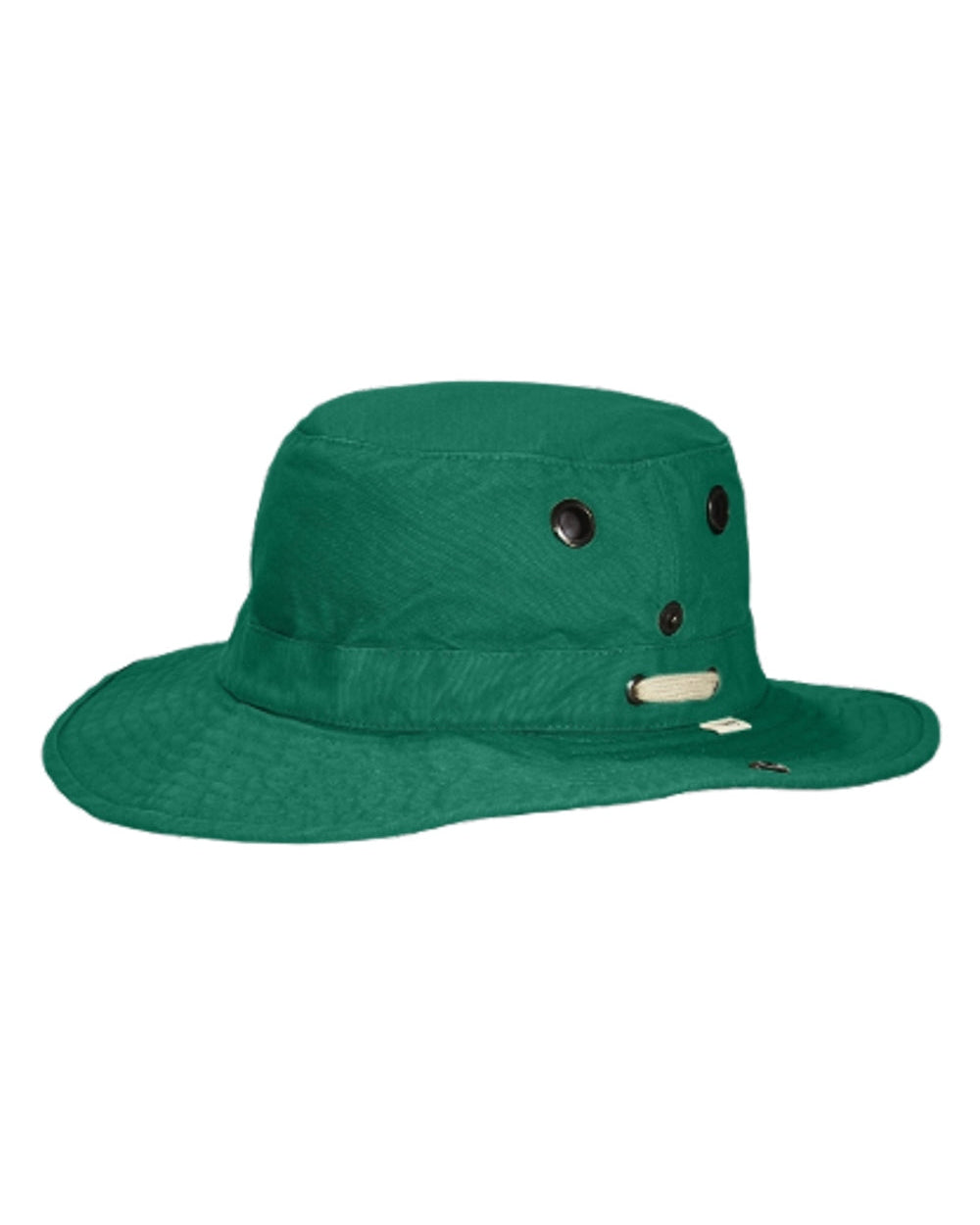 Bright Green coloured Tilley T3 Wanderer Hat on White background 