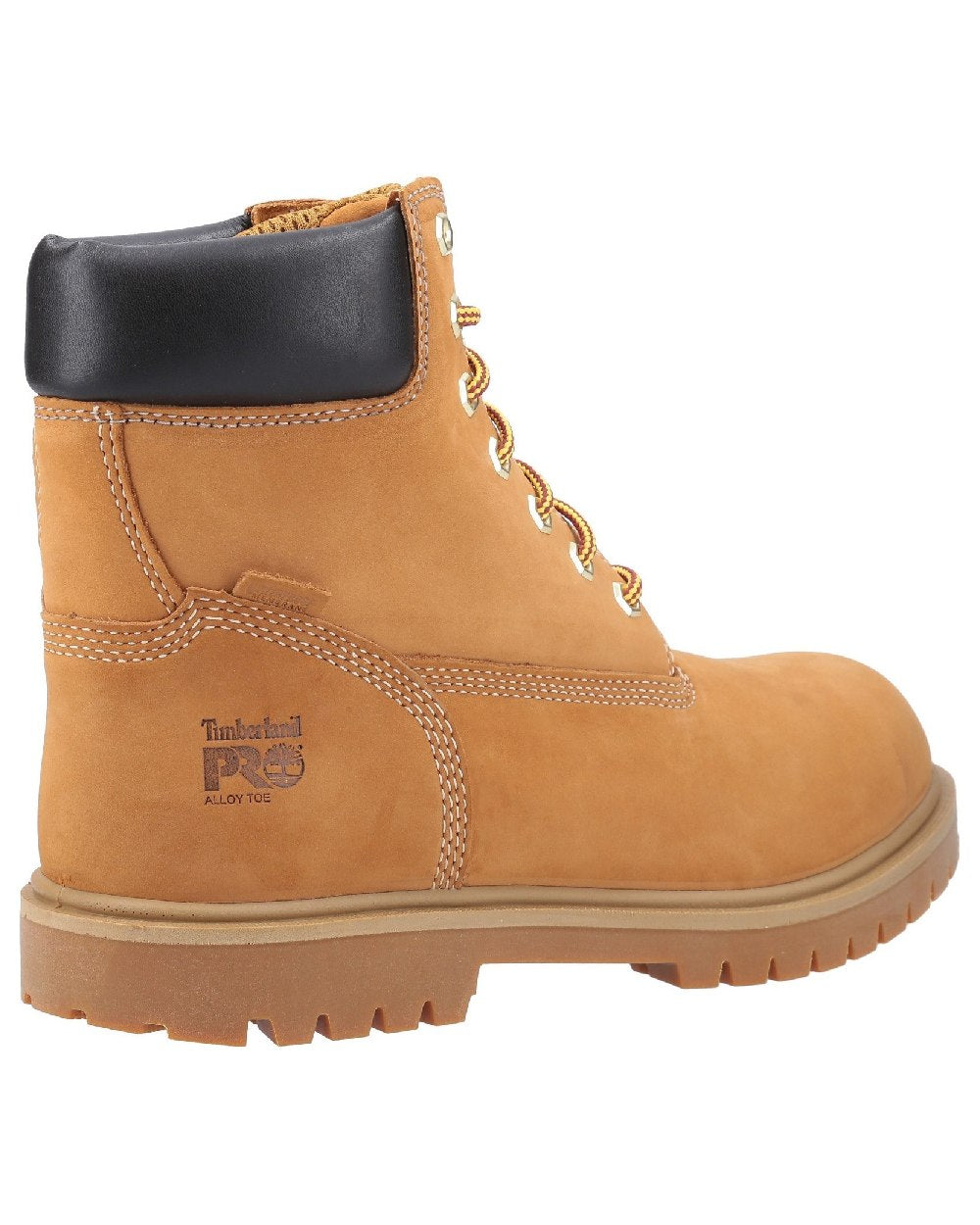 Wheat coloured Timberland Pro Iconic Safety Toe Work Boots on white background 