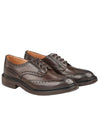 Espresso Burnished Coloured Trickers Bourton Leather Sole Country Shoe On A White Background #colour_espresso-burnished
