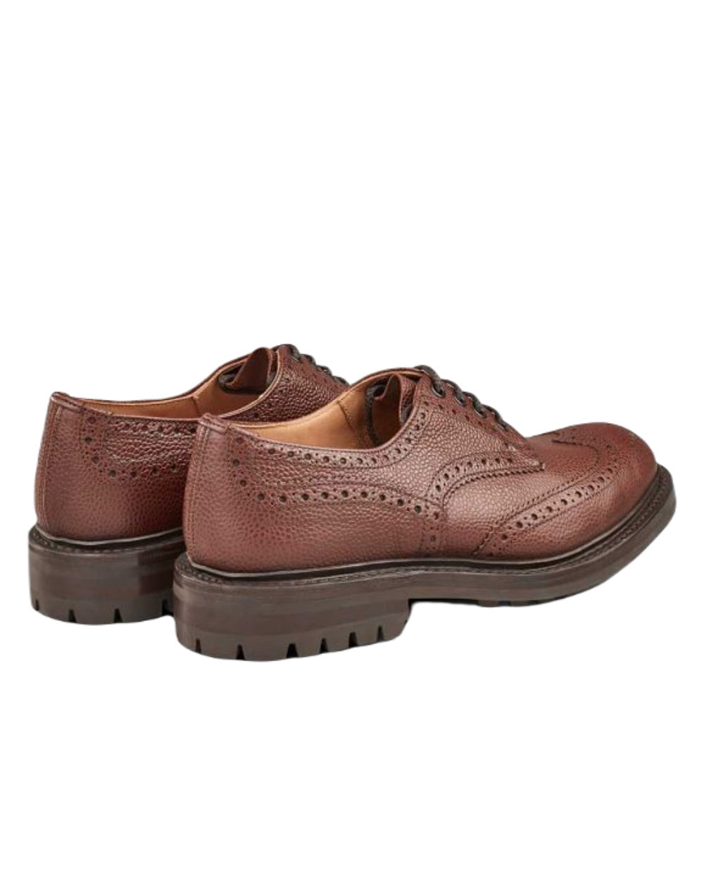 Brown Zug Coloured Trickers Ilkley Commando Sole Country Shoe On A White Background 