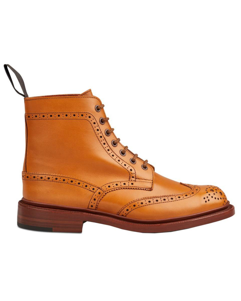 Acorn Antique Coloured Trickers Stephy Brogue Boot On A White Background 