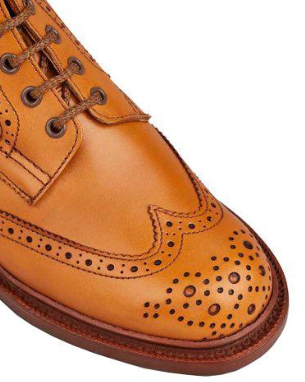 Acorn Antique Coloured Trickers Stephy Brogue Boot On A White Background 