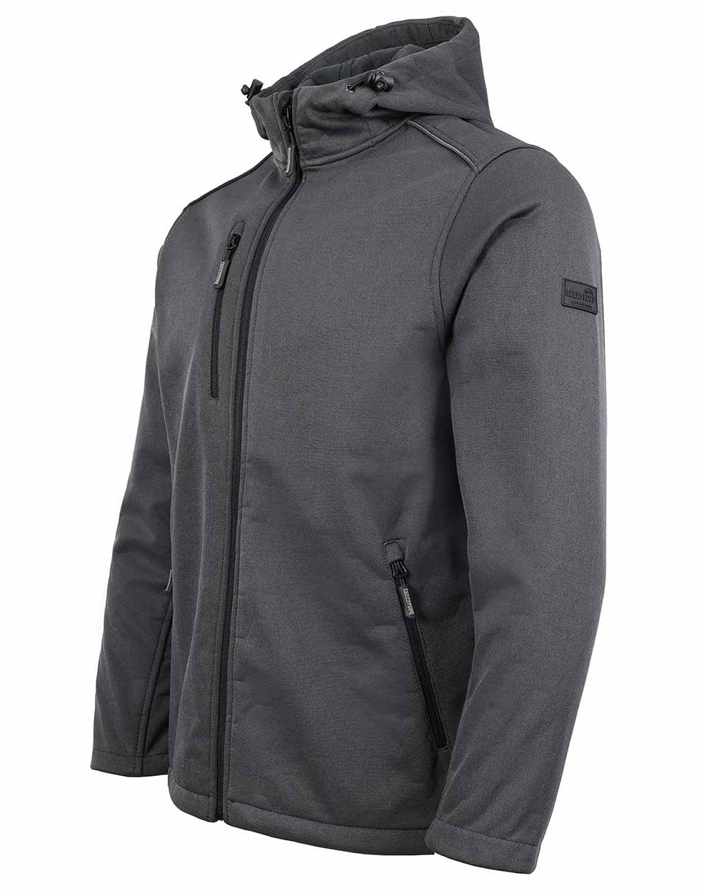 Grey Coloured TuffStuff Hale Jacket On A White Background 