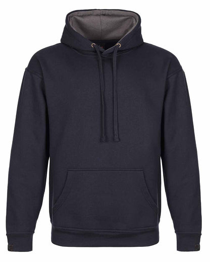 Navy Coloured TuffStuff Hendon Hoodie On A White Background 