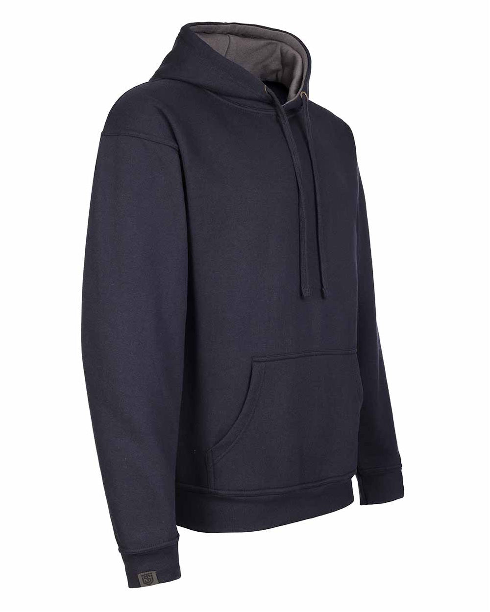 Navy Coloured TuffStuff Hendon Hoodie On A White Background 