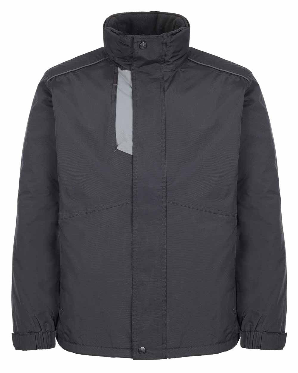 Black Coloured TuffStuff Newport Jacket On A White Background 