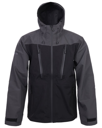 Black coloured TuffStuff ProShell Jacket on white background 