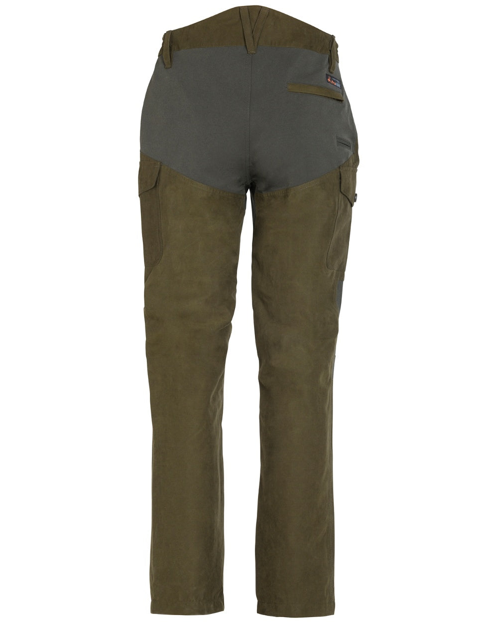 Khaki Coloured Verney Carron Falcon Trousers On A White Background