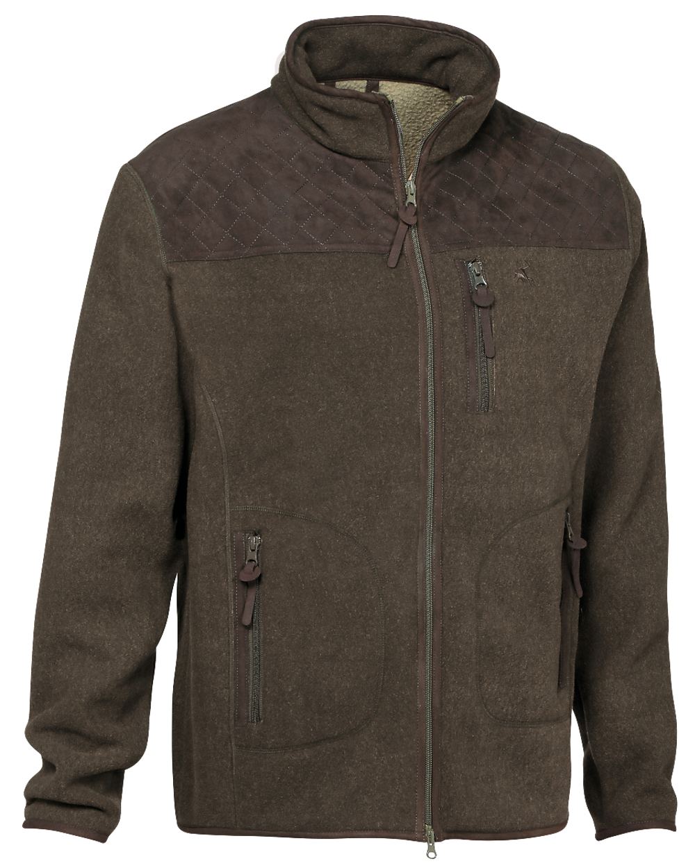 Brown Coloured Verney Carron Presly Jacket On A White Background 