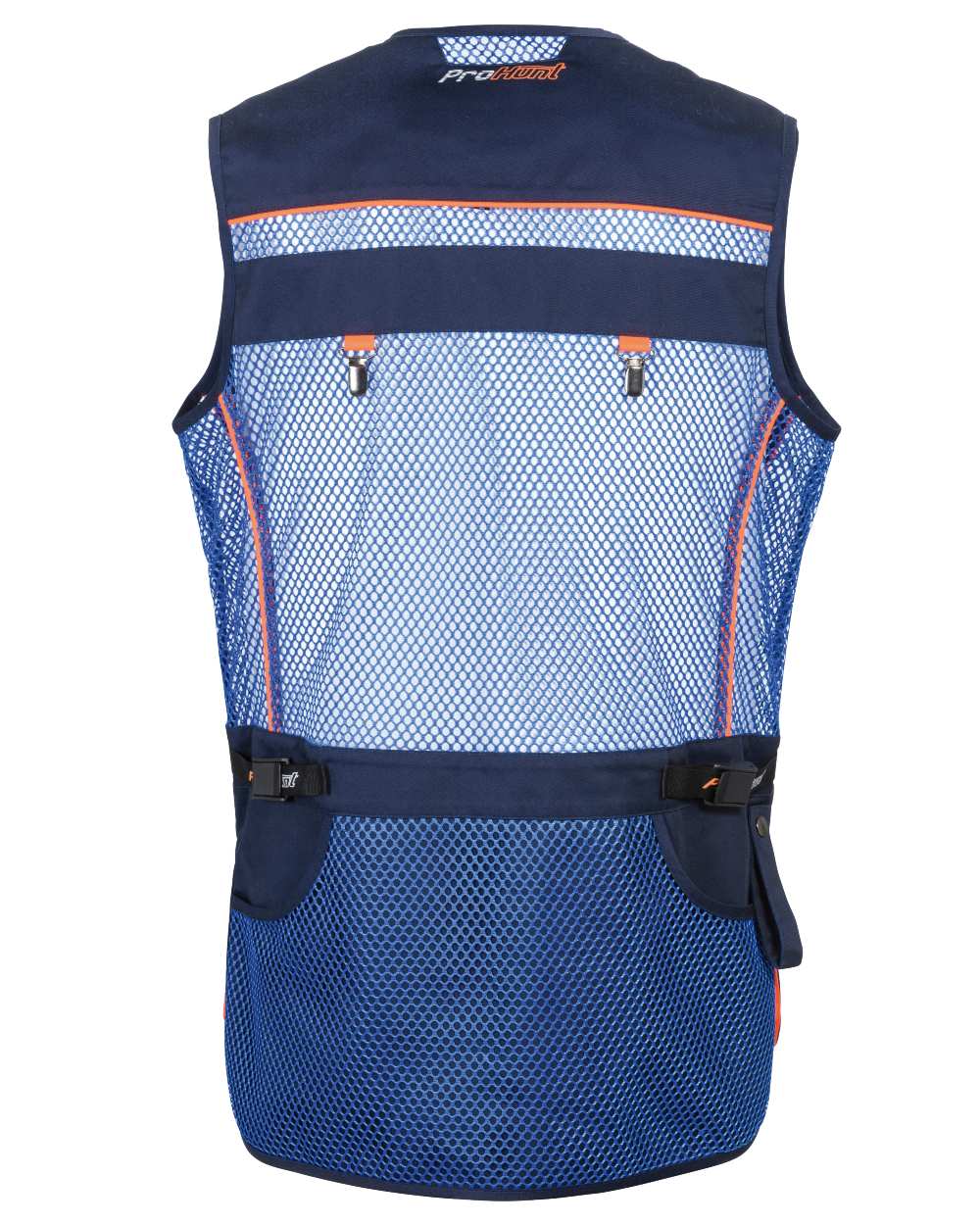 Blue Coloured Verney Carron Rabbit Skeet Vest On A White Background