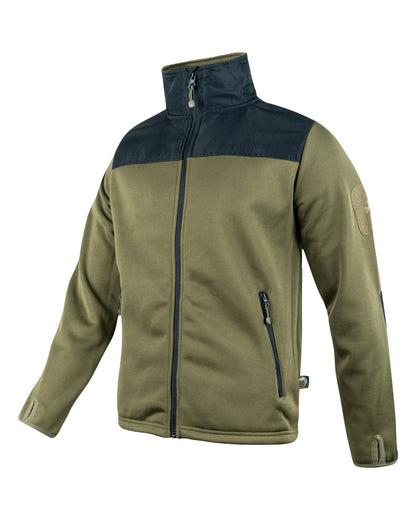 Green coloured Viper Gen 2 Spec Ops Fleece Jacket on White background 