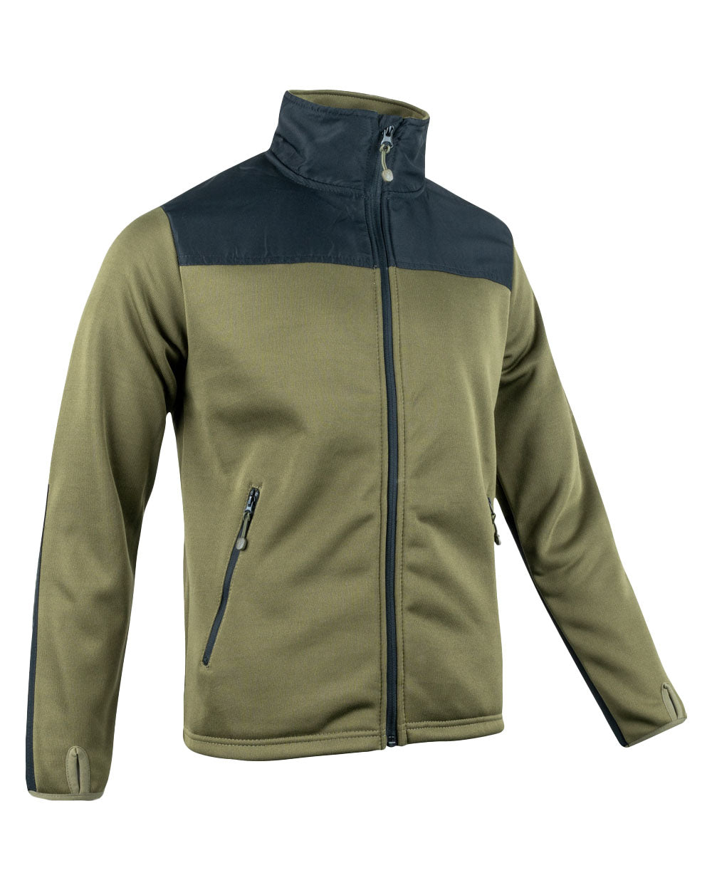 Green coloured Viper Gen 2 Spec Ops Fleece Jacket on White background 