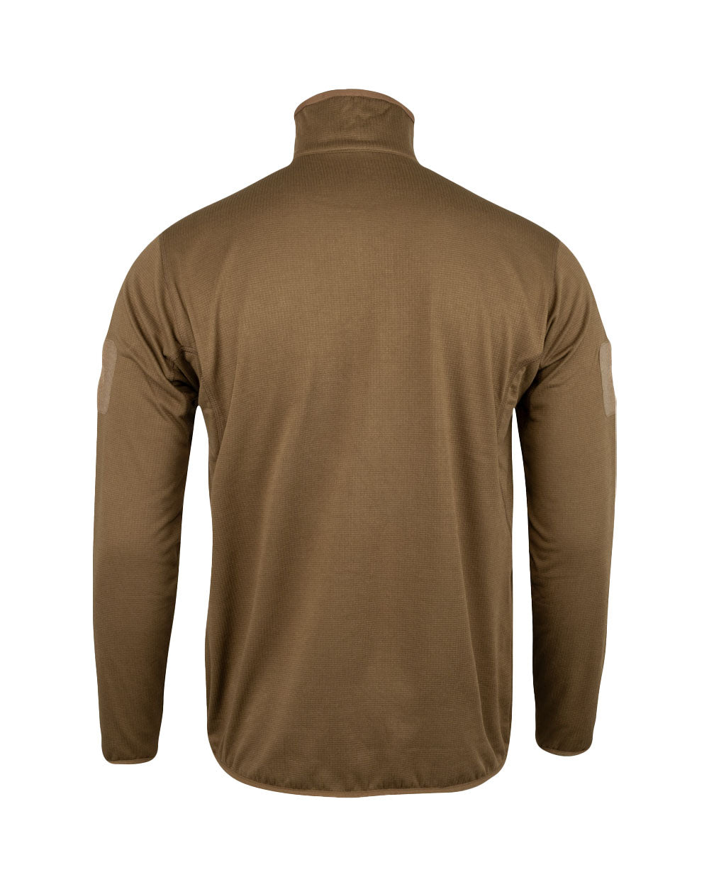 Coyote coloured Viper Tech Mid Layer Fleece Top on White background 