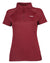 Maroon Coloured WeatherBeeta Prime Short Sleeve Top On A White Background #colour_maroon