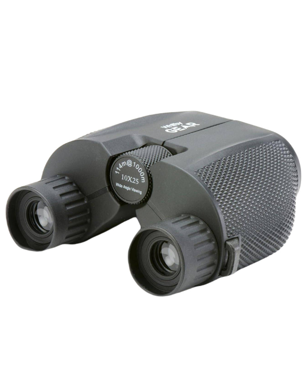 Whitby Gear 10x25 Compact Binoculars On A White Background