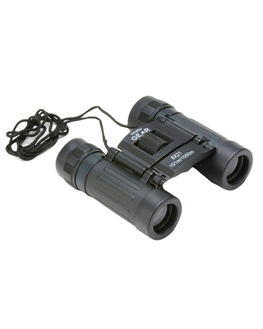 Whitby Gear 8x21 Compact Binoculars On A White Background