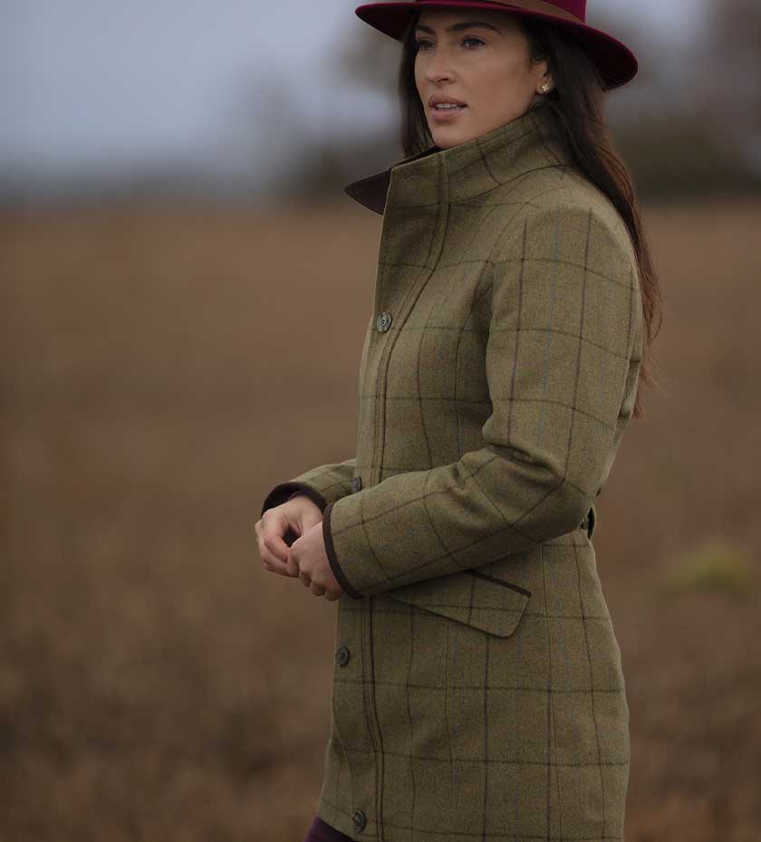 Women's Tweed Coats and Clothing