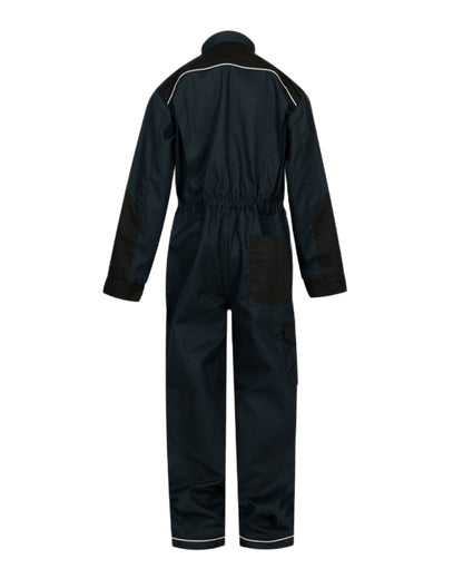 Navy Coloured Xpert Children Pro Coverall on White Background
