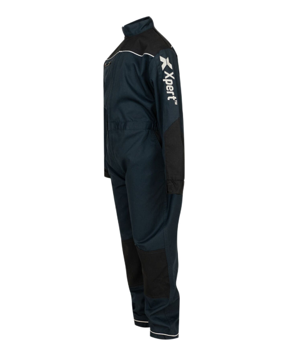 Navy Coloured Xpert Children Pro Coverall on White Background
