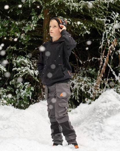 Black Coloured Xpert Children Pro Gift Bundle GGX 2024 on Snow Background
