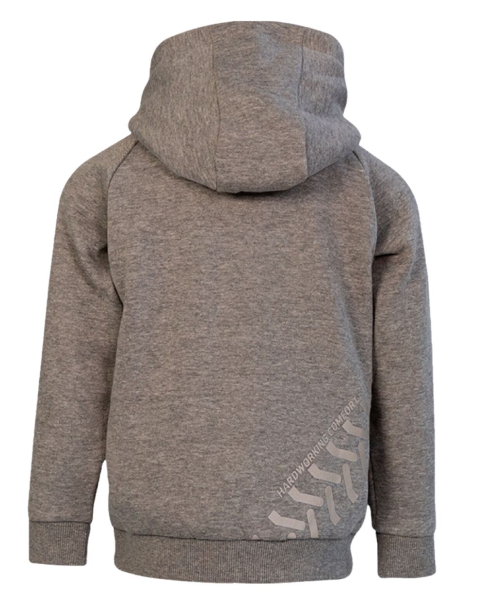 Grey Coloured Xpert Children Pro Pullover Hoodie on White Background
