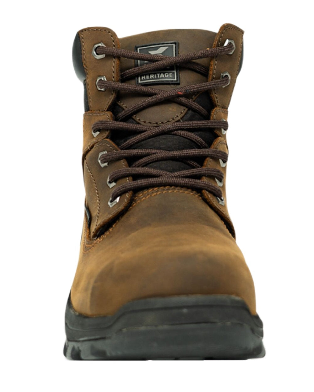 Brown Coloured Xpert Mens Heritage Legend Waterproof S7L Safety Boots on White Background
