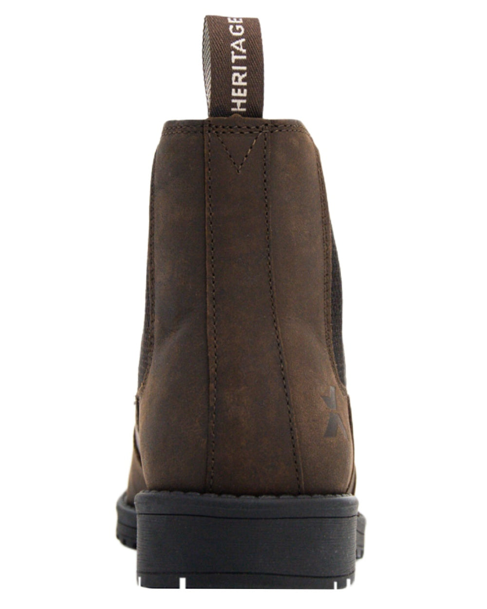 Rustic Brown Coloured Xpert Mens Heritage Saddler Dealer Boots on White Background
