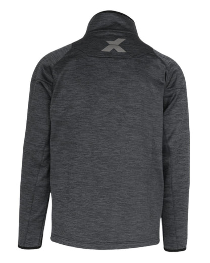 Grey Coloured Xpert Mens Pro Half Zip Tech Fleece on White Background
