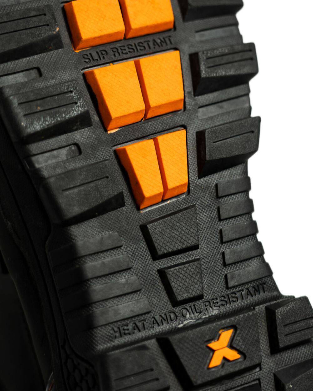 Black Coloured Xpert Mens Pro Raptor Waterproof Safety Boots on White Background
