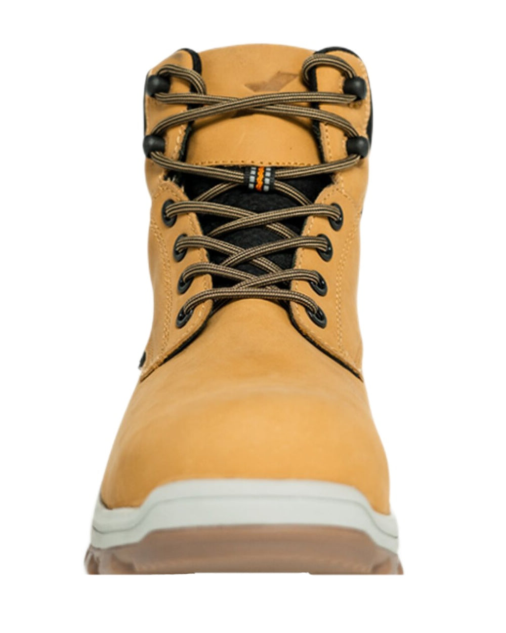 Honey Coloured Xpert Mens Pro Raptor Waterproof Safety Boots on White Background

