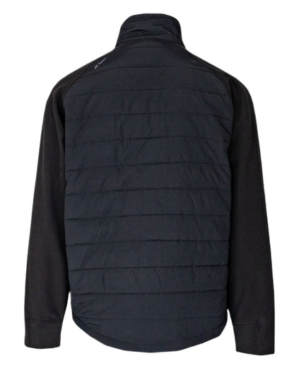 Black Coloured Xpert Mens Pro Rip-Stop Insulated Hybrid Jacket on White Background
