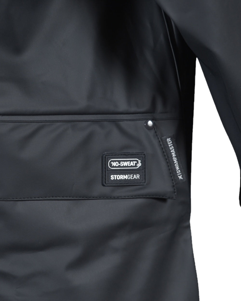 Navy Coloured Xpert Mens Swampmaster No-Sweat Stormgear Waterproof Jacket on White Background
