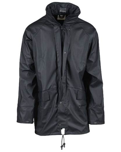 Navy Coloured Xpert Mens Swampmaster No-Sweat Stormgear Waterproof Jacket on White Background
