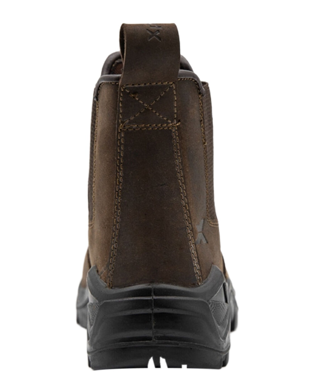 Brown Coloured Xpert Mens Tempest Non-Safety Dealer Boots on White Background
