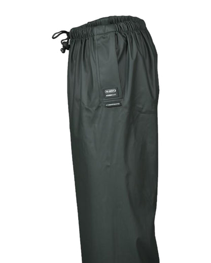Green Coloured Xpert Swampmaster No-Sweat Stormgear Waterproof Trousers on White Background

