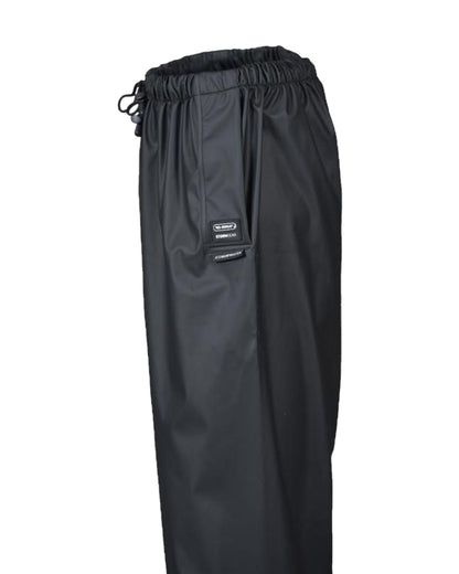 Navy Coloured Xpert Swampmaster No-Sweat Stormgear Waterproof Trousers on White Background

