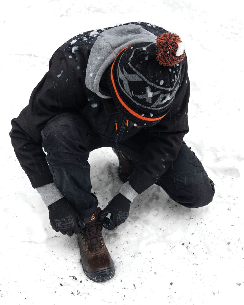 Brown Coloured Xpert Typhoon Safety Boots Bundle GGX 2024 on Outdoor Background
