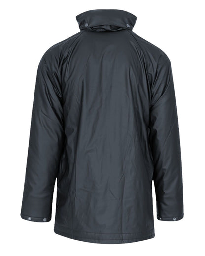 Navy Coloured Xpert Womens Swampmaster No-Sweat Thermgear Waterproof Lined Jacket on White Background
