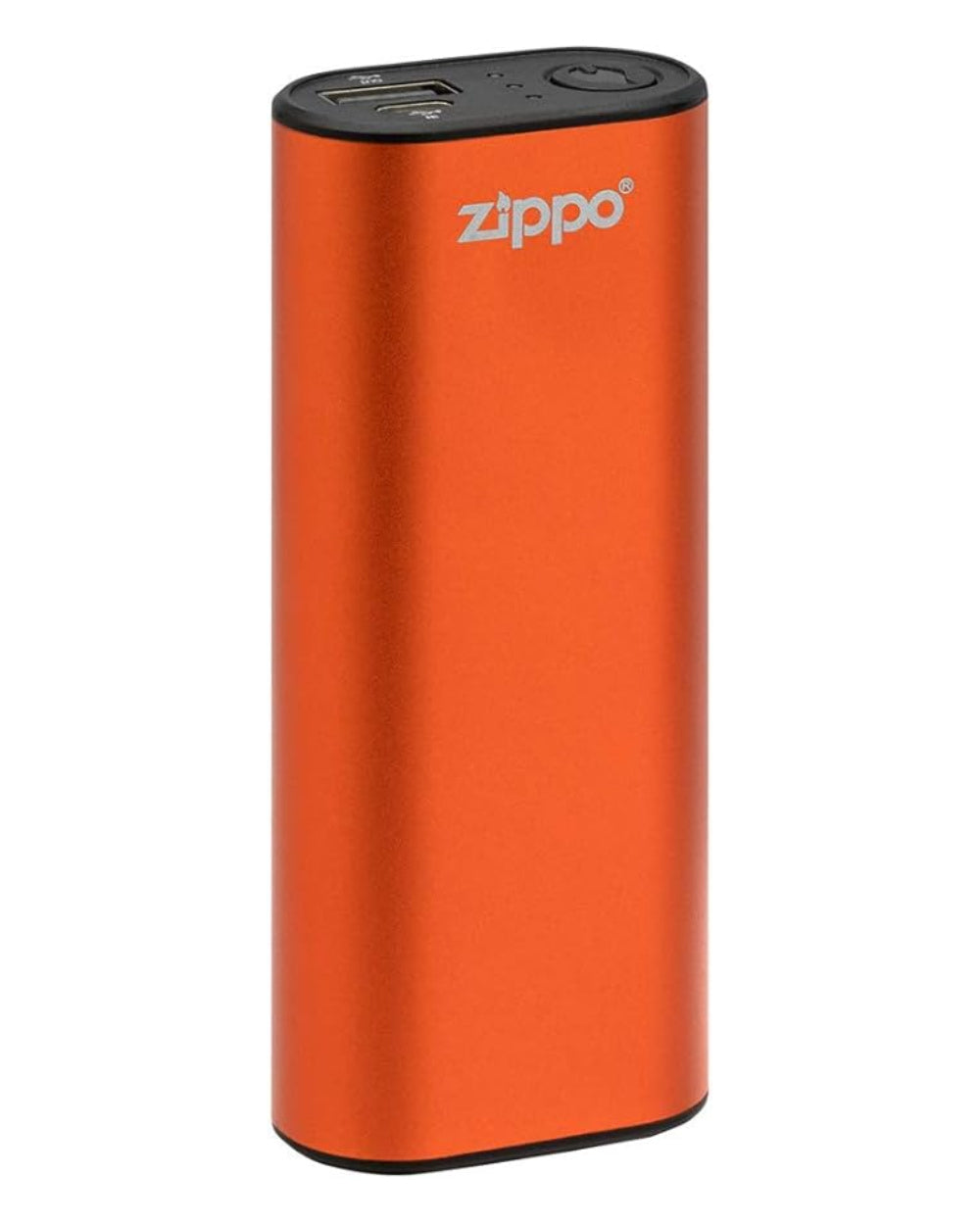 Orange Coloured Zippo Heatbank 6 Rechargeable Hand Warmer On A White Background 