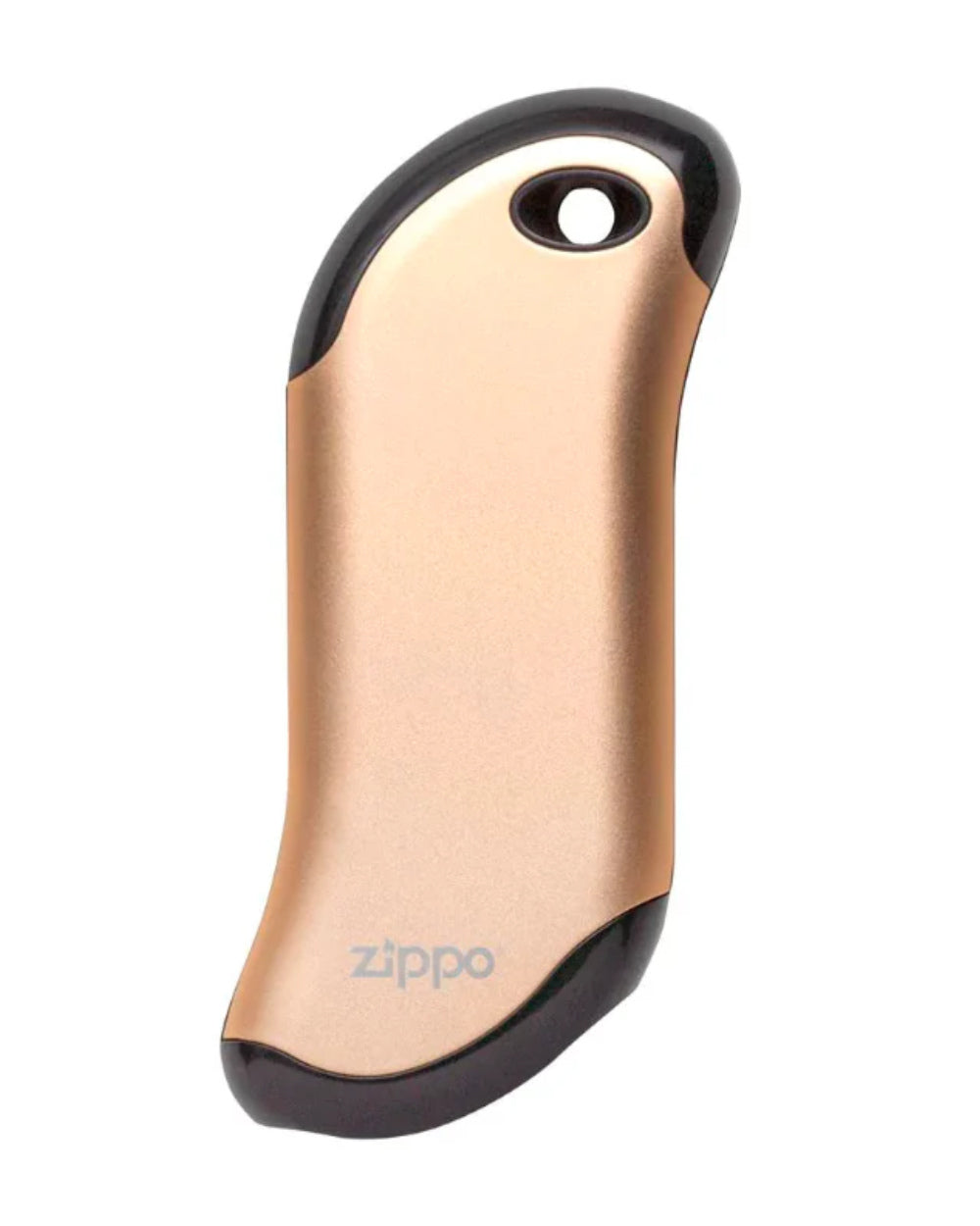 Gold Coloured Zippo Heatbank 9s Rechargeable Hand Warmer On A White Background 